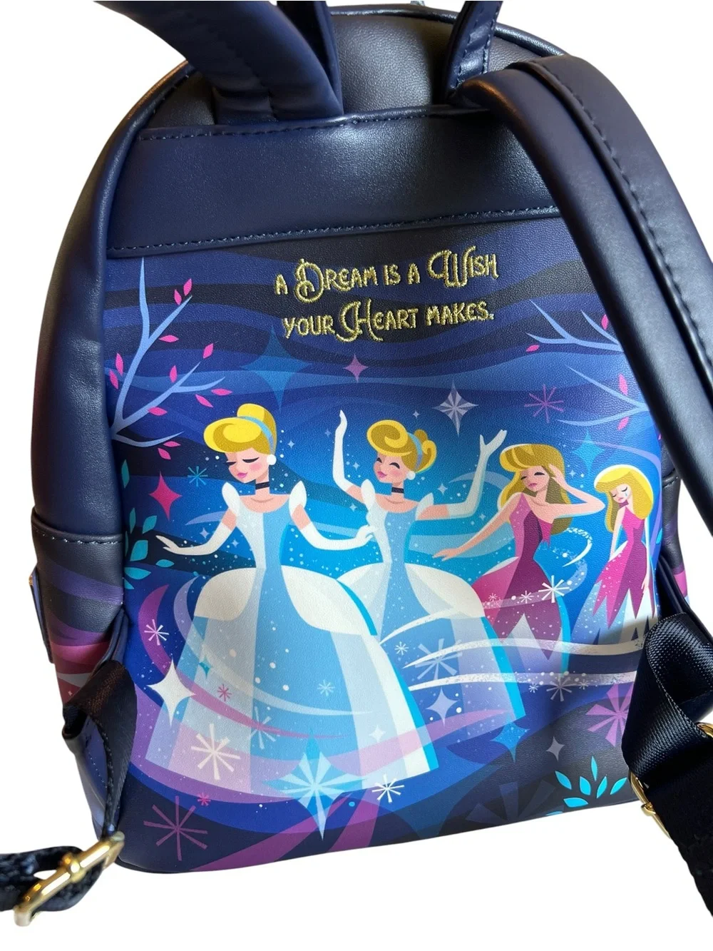 Loungefly Disney Cinderella Castle Series Carriage Mini Backpack - EUC